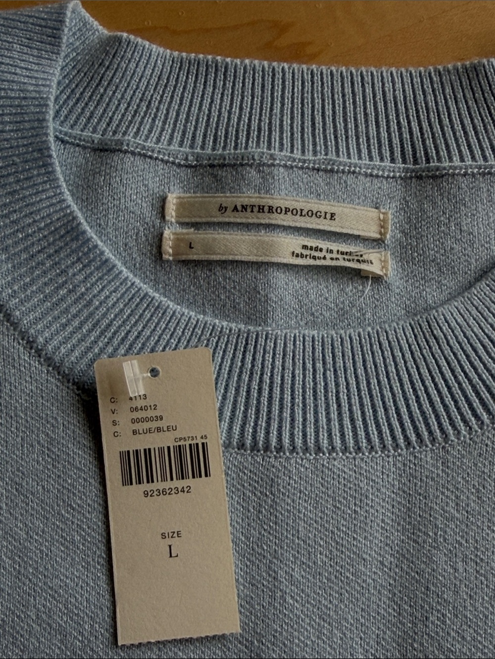 🆕 ANTHROPOLOGIE Puff Sleeve Pullover Sweater - Picture 6 of 9